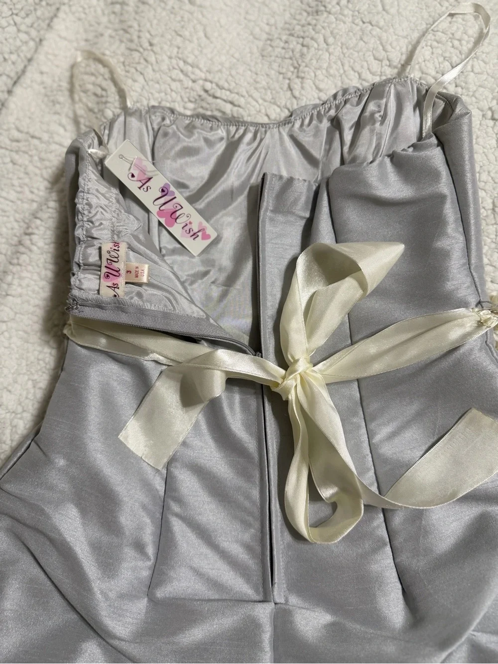 As You Wish Strapless Dress with Pearl Belt
